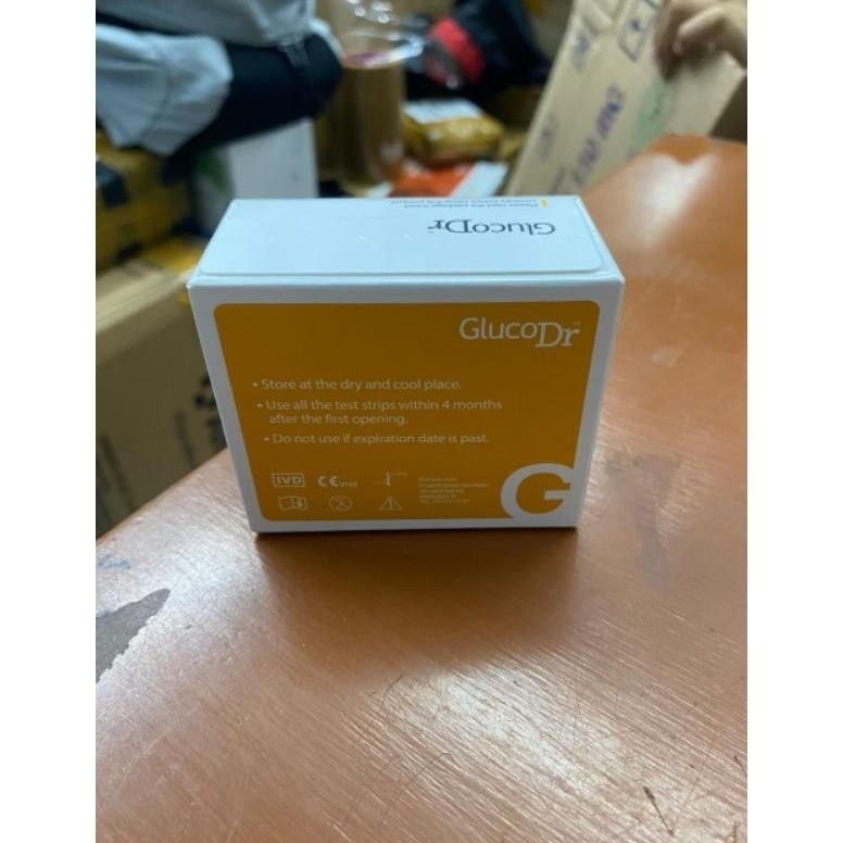 Strip Gluco Dr Code 8 Refill / Stik Gula Darah Gluco Dr isi 25 terlaris
