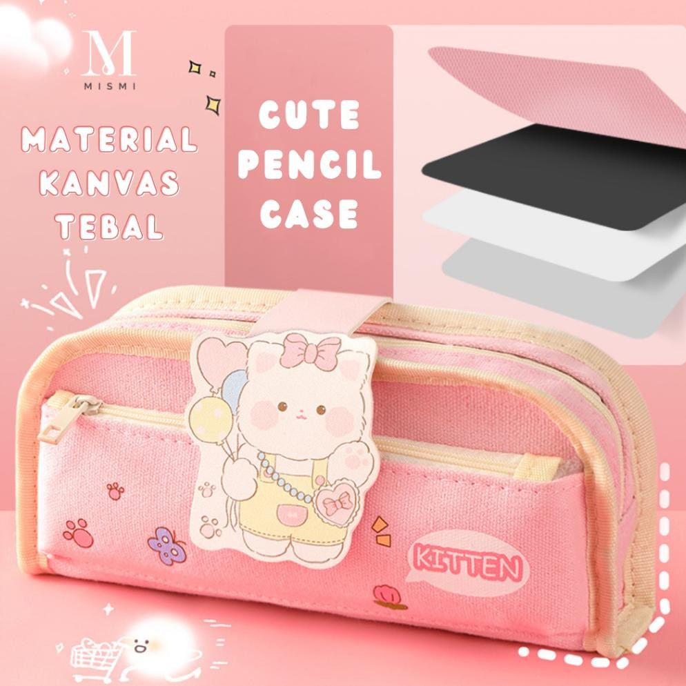 

Mismi Gabriel Pencil Case Dual Slot Kapasitas Besar Tempat Pensil Sekolah Cute Stylish - PC5G