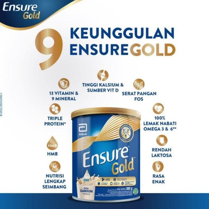 

(Expert) Ensure Gold Gandum 380gr
