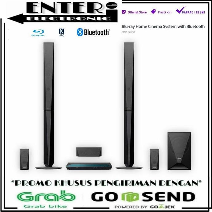 SONY BDV E4100 - SMART HOME THEATER BLURAY 3D SONY 51CH 1000W NFC WIFI ORIGINAL DAN TERPERCAYA