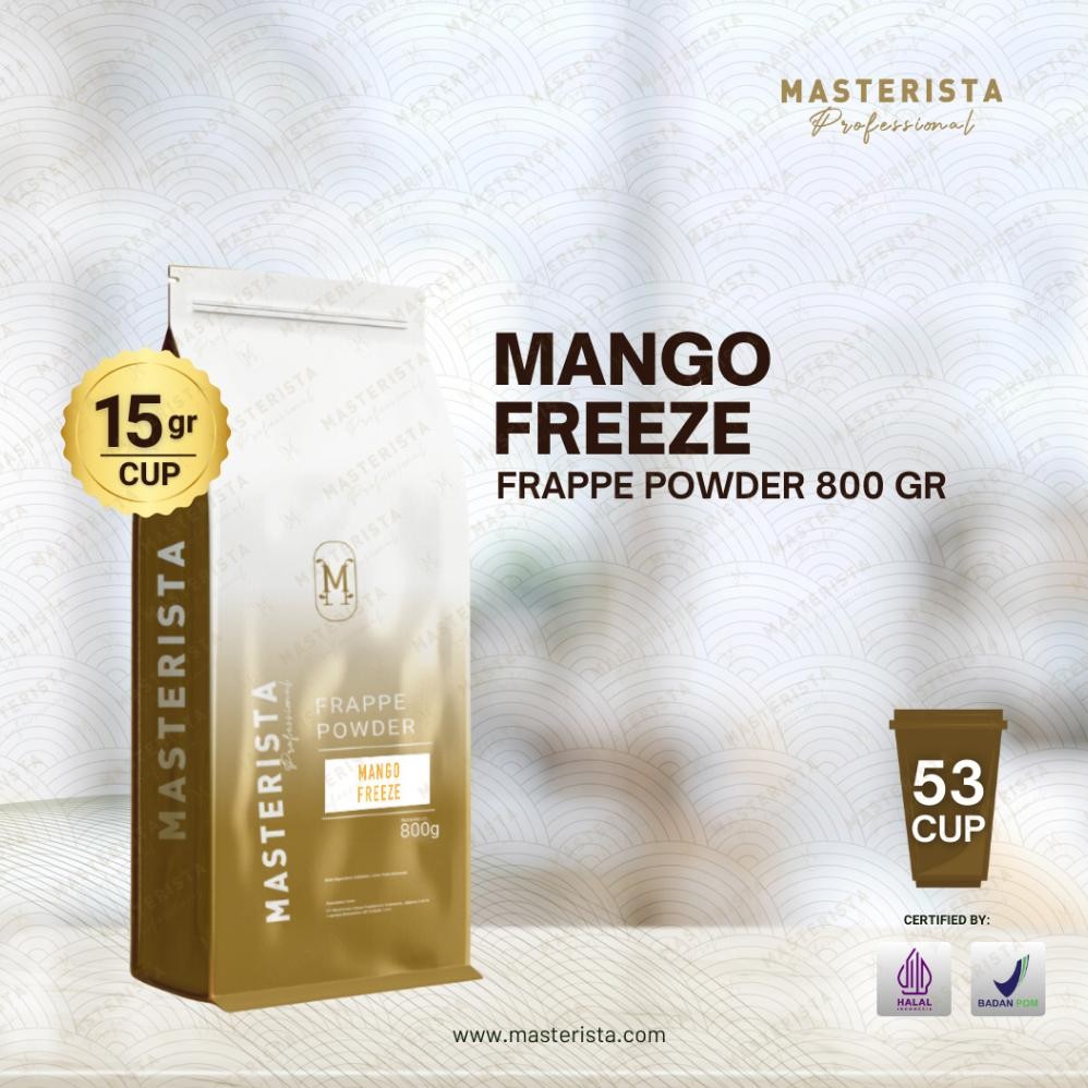 

ASLI MASTERISTA BUBUK MINUMAN MANGO FREEZE - RASA MANGGA PREMIUM 1KG