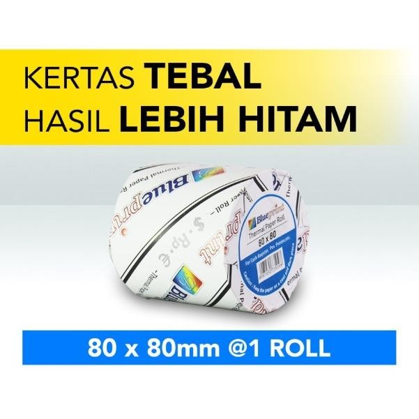

BLUEPRINT Kertas Thermal / Kertas Struk Kasir 80mm x 80mm RB07