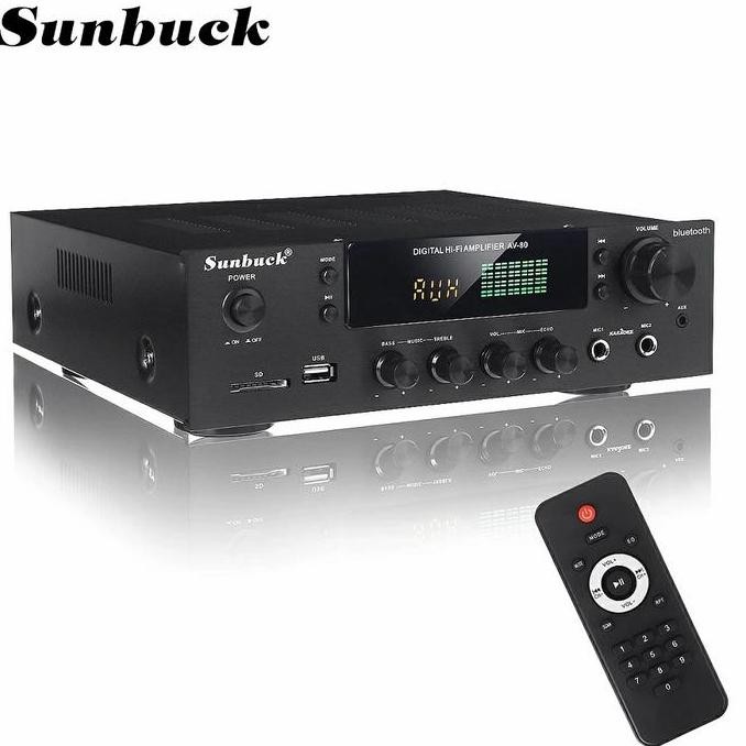 SUNBUCK AUDIO AMPLIFIER BLUETOOTH KARAOKE HOME THEATER FM RADIO 2000W ORIGINAL DAN TERPERCAYA