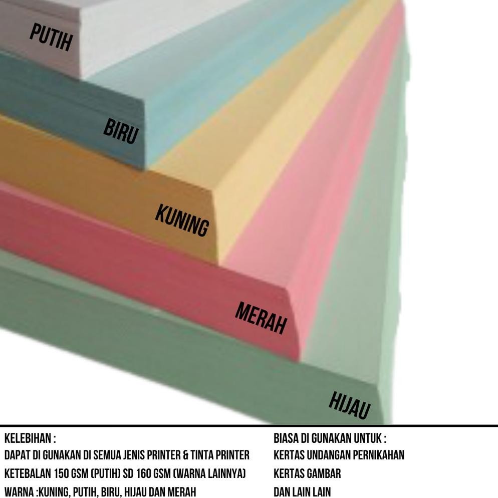 

Brief Card A3 Plus 160 Gsm Isi 50 Lembar / Kertas Brief Card A3 Plus / Kertas Bc A3 Plus RB07