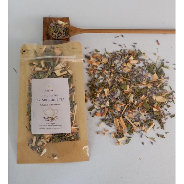 

Stimulating Lavender mint herbal tea ( Pelega tenggorokan dan flu)