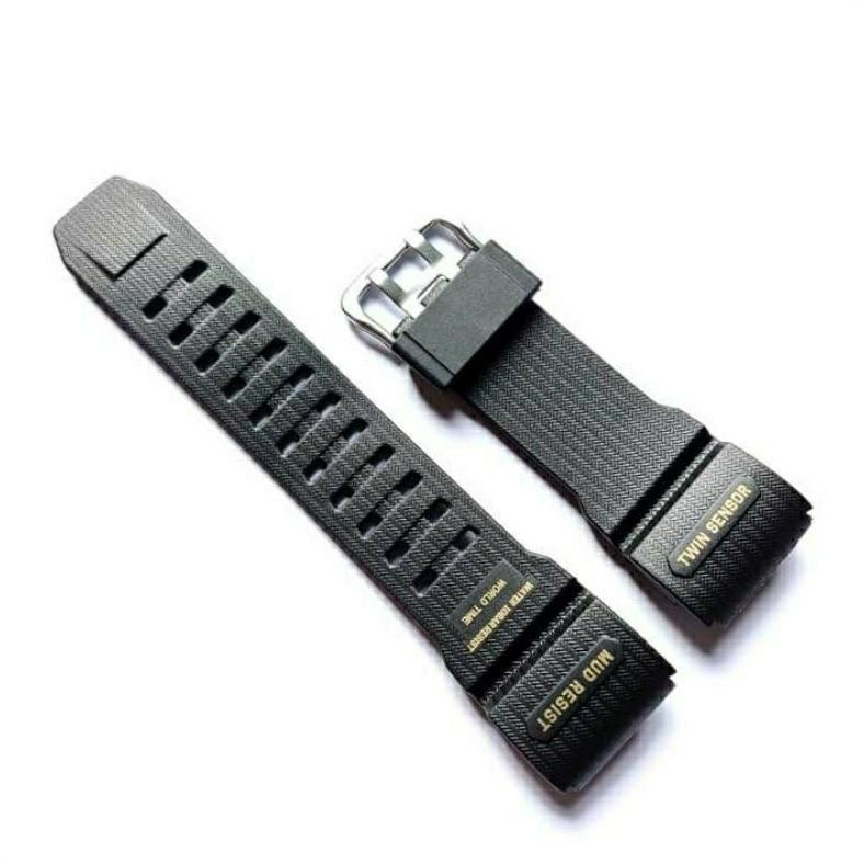 TALI STRAP JAM TANGAN PRIA CASIO G SHOCK MUDMASTER GG-1000-1ADR STRAP RUBBER KARET GSHOCK GG1000 MUD