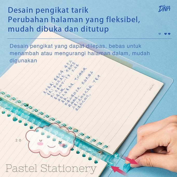 

Buku Binder Note B5 Deli Vivid QHB560 Pastel Color - Loose LeafNotebookB5 RB07