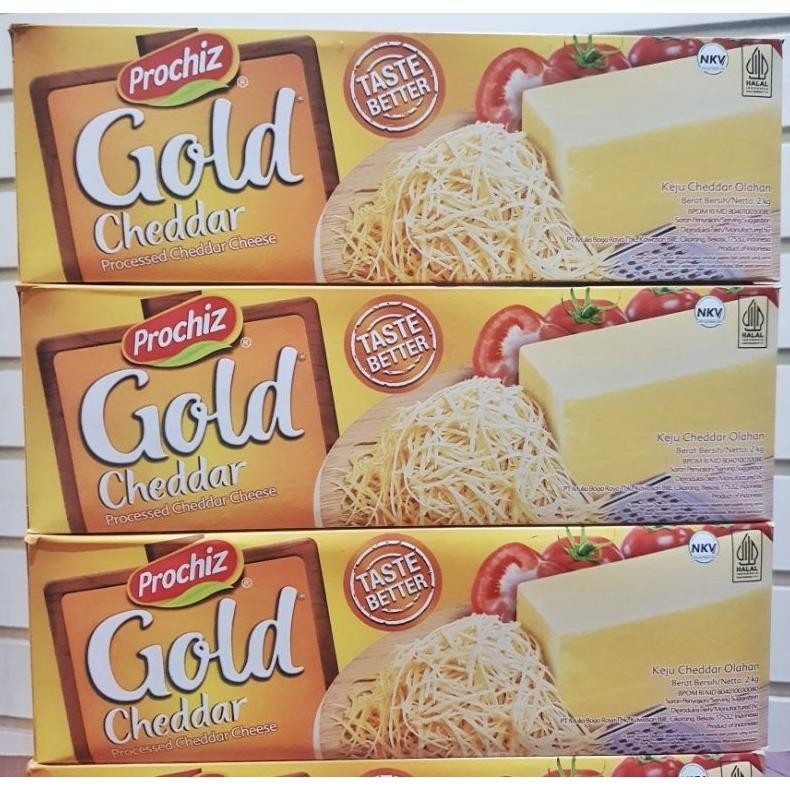 

Baru Prochiz Gold 2Kg | Keju Cheddar Parut Serbaguna Murah