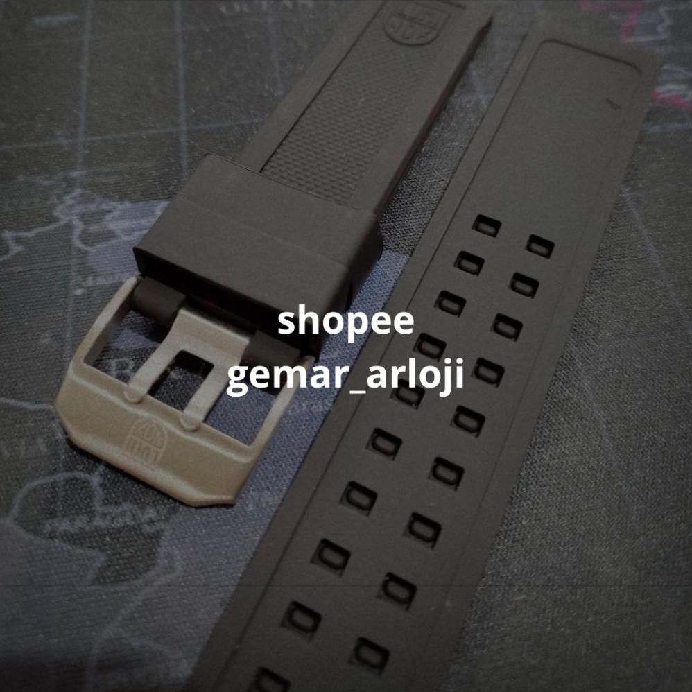 Tali Jam Rubber Strap Luminox 3050 3080 3150 8800 RB
