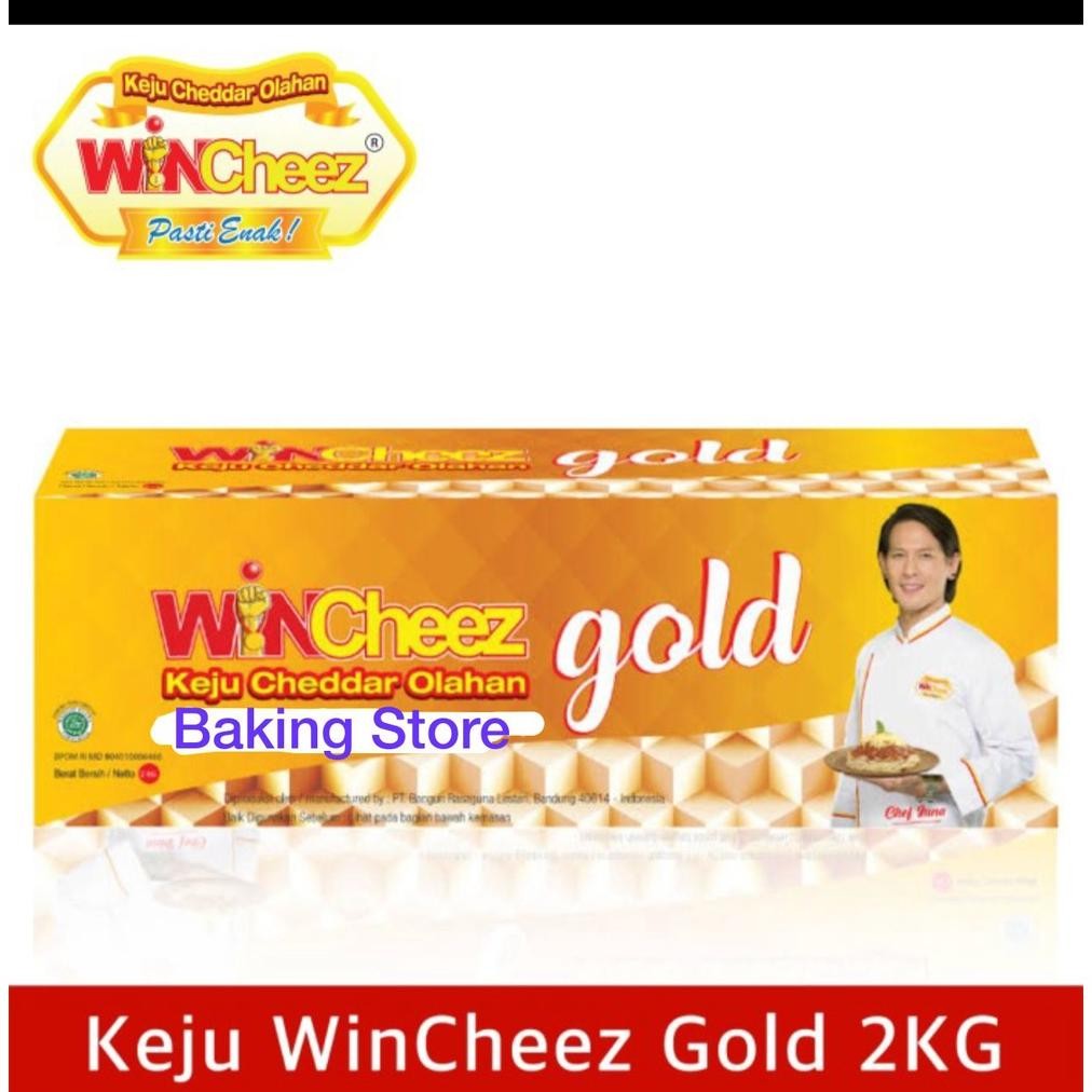 

Baru Keju Cheddar Wincheez Gold 2kg - Keju Olahan Rasa Premium