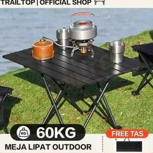 

Terlaris [Ready] Trailtop Meja Lipat Outdoor Baja Karbon Meja Camping Lipat Kursi Lipat Dan Meja