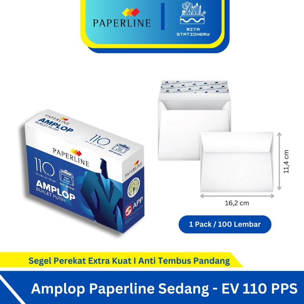 

Amplop Paperline Pendek Putih - PPL EV 110 PPS RB07