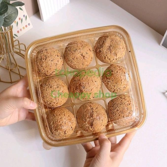 (Expert) Box Mika mooncake 75gr Box mika sekat 9 box kue bulan 83gr Tray Kue