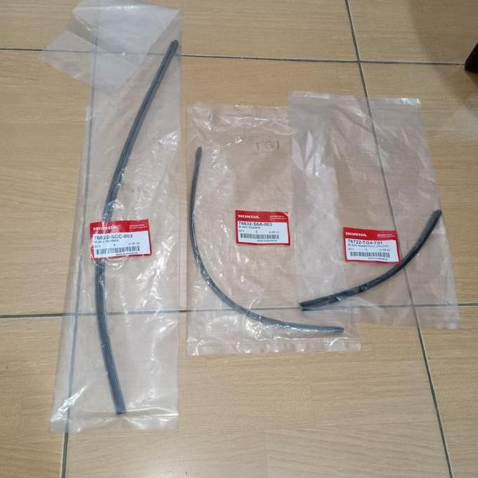 Karet Wiper Set Depan Belakang Brio 2019-2020+ Genuine