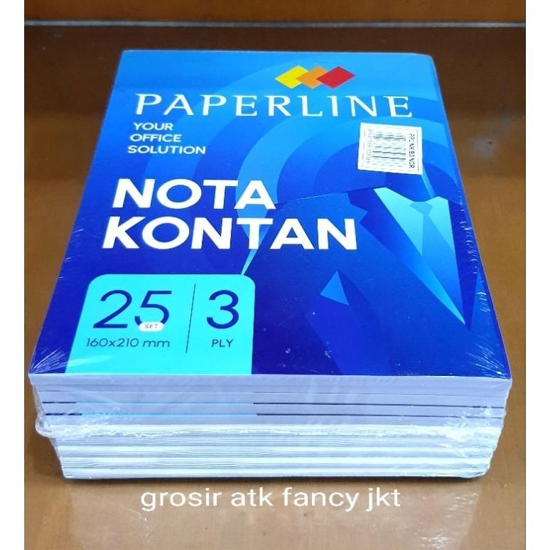 

Baru Nota Kontan 3 Ply Paperline PPL Ukuran Besar - Isi 10 Buku