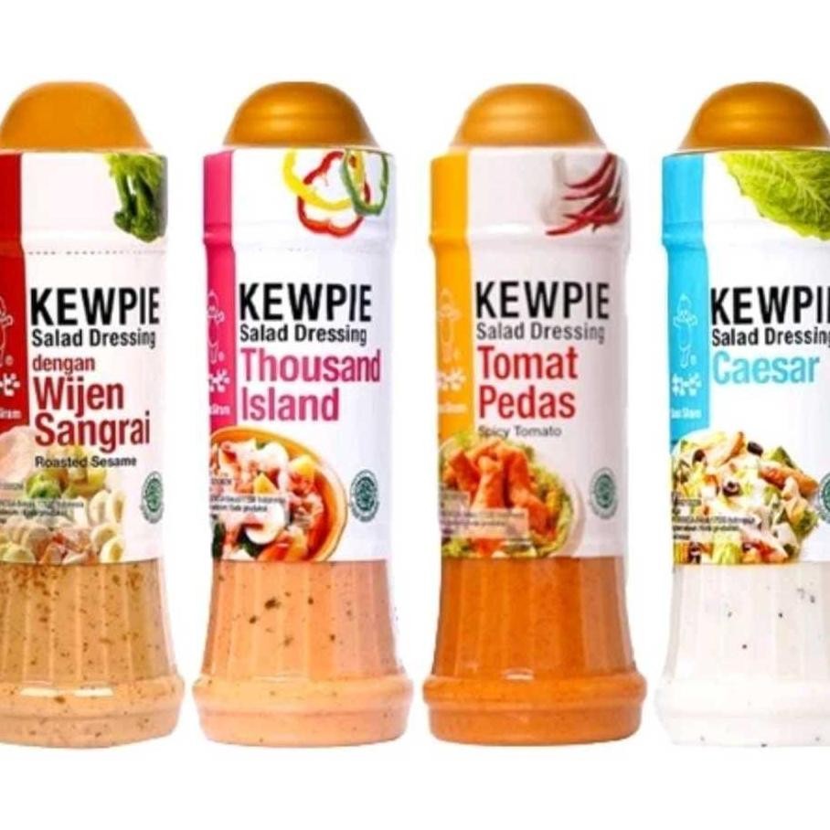

Kewpie Salad Dressing Wijen Sangrai Wijen Salad Dressing Kewpie Caesar Saus Siram 200Ml