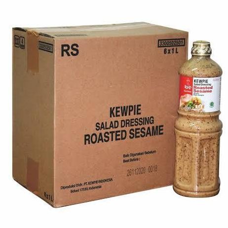 

Kewpie Roasted Sesame Wijen Sangrai 1 Liter Dus Isi 6 Botol
