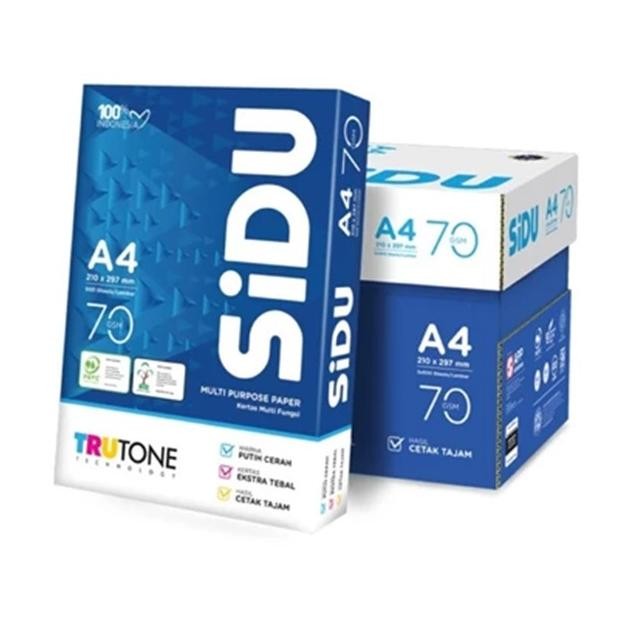 

Sale! Kertas Hvs Sidu A4/F4 70Gsm Instan, Multifungsi, Kertas Print & Fotokopi