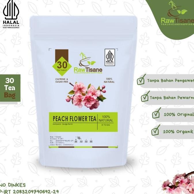 

SALE!!! PEACH FLOWER TEA : PEACH FLOWER BLOSSOM TEA (30 Tea Bag)