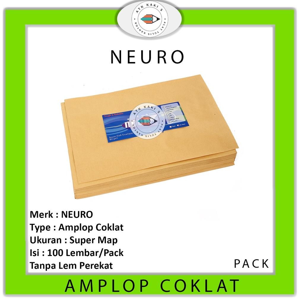 

Baru Amplop Coklat Super Map NEURO Non Seal - Pack