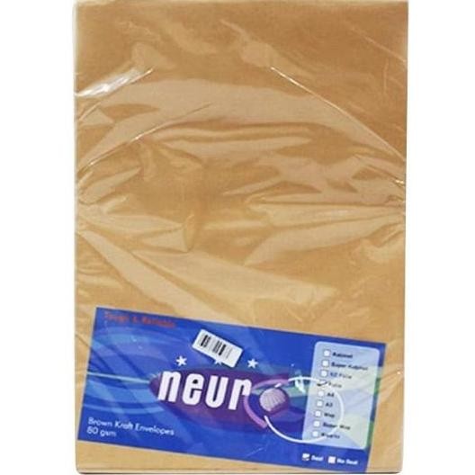 

Baru Amplop Coklat Folio NEURO dengan Seal Perekat - Pack