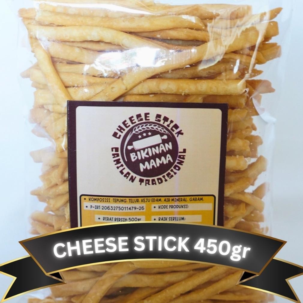

Baru Cheese Stick Keju Edam 450gr | Snack Makanan Ringan Gurih dan Renyah