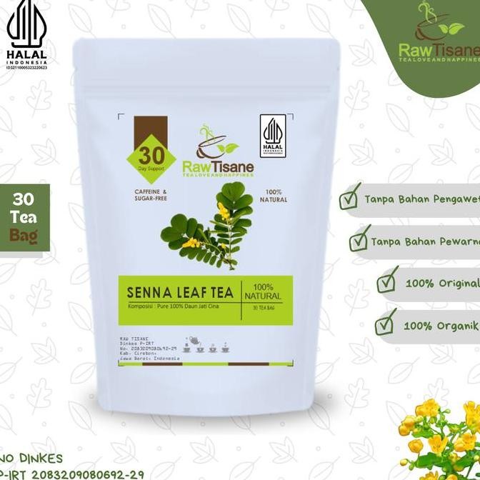 

SALE!!! SENNA LEAF TEA : SENNA ALEXAN DRINA / DAUN JATI CINA ISI 30 TEA BAG