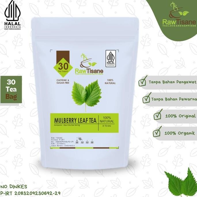 

SALE!!! MULBERRY LEAF TEA : TEH DAUN MURBEI / CHINESSE MULBERRY ISI 30 TEA BAG