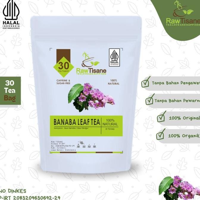 

SALE!!! BANABA LEAF TEA for Diabetes : ISI 30 TEA BAG (30 HARI)