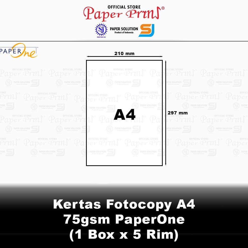 

Sale! Kertas Hvs A4 75 Gsm 1 Box = 5 Rim - Paperone Copy Paper