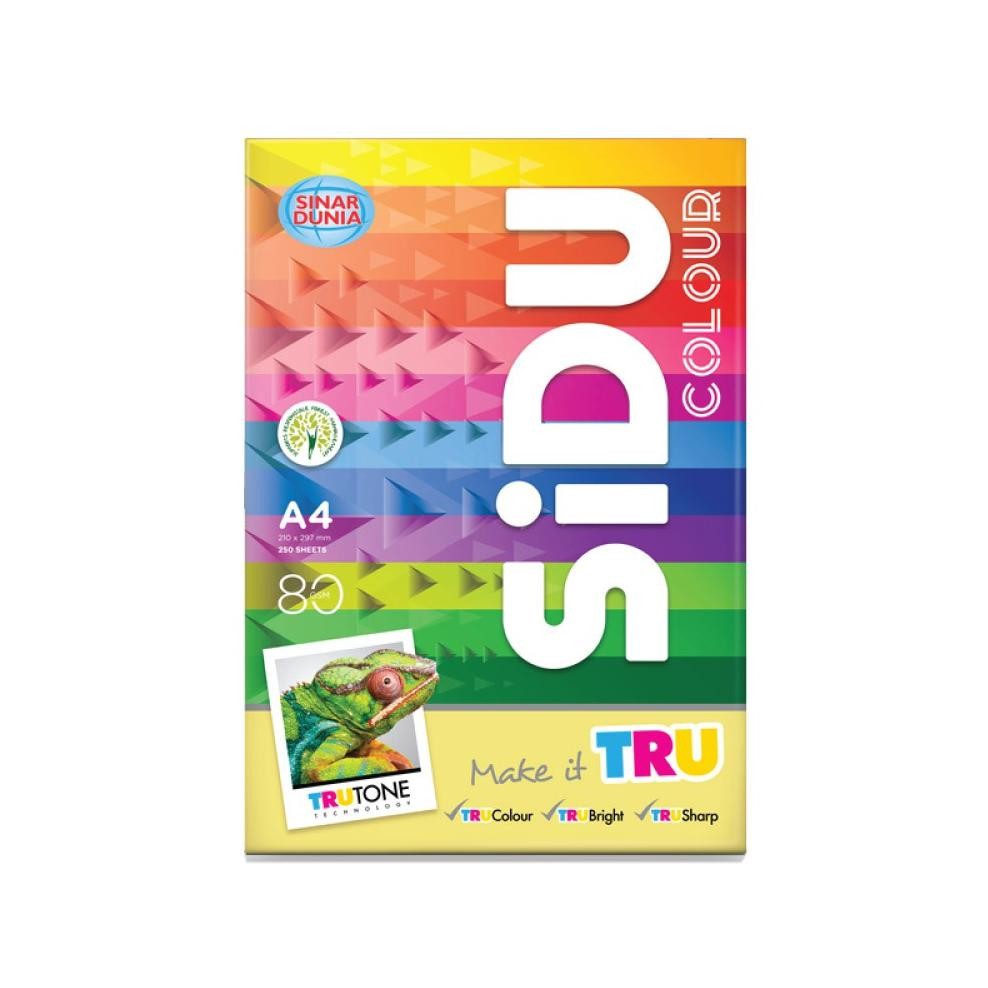 

Sale! Sidu Kertas Rainbow 80 Gsm A4 - 10 Warna Cerah Sdu Rbw 80 A4 250 Lbr