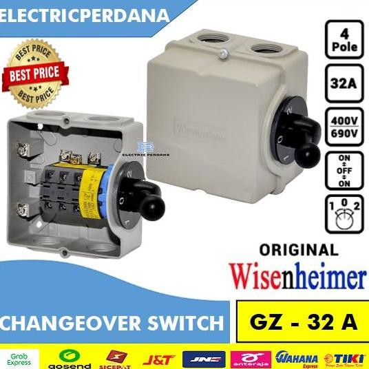 

Terlaris Wisenheimer Change Over Switch 4P 32A Untuk Genset Gz 32 Ampere Bagus