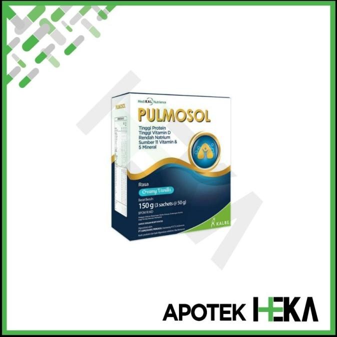 

(Expert) Pulmosol Vanila 150 gram - Nutrisi Kesehatan Pernapasan (BANDUNG)