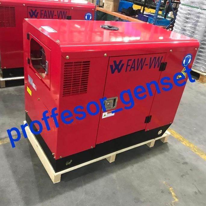 

Terlaris Silent Diesel Genset 10000 Watt 12 Kva Faw- Vw Twin Cilinder Fdg12S