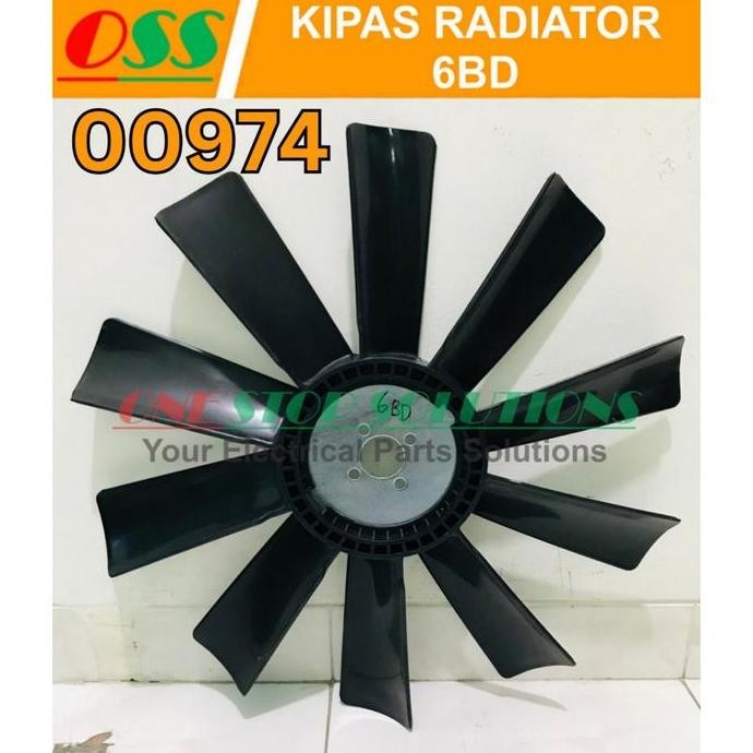 

Terlaris Kipas Radiator Isuzu 6Bd-Zl Mitsubishi 6D14 6D15 6D16 Genset