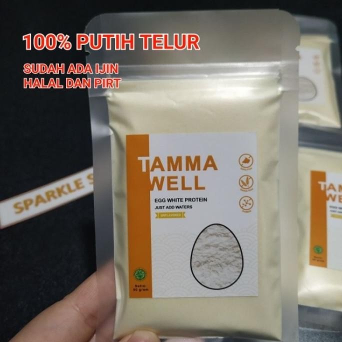 

(Expert) Putih Telur Bubuk Asli Tanpa Campuran 50gr Egg White Protein Powder 50gram