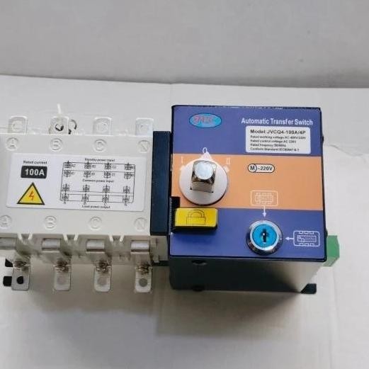 

Terlaris Ats Automatic Transfer Switch 100A 4P Untuk Panel Genset Pln Otomatis 100A 4P