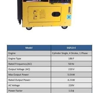 

Terlaris Genset 5000Watt Diesel Silent Yamakoyo