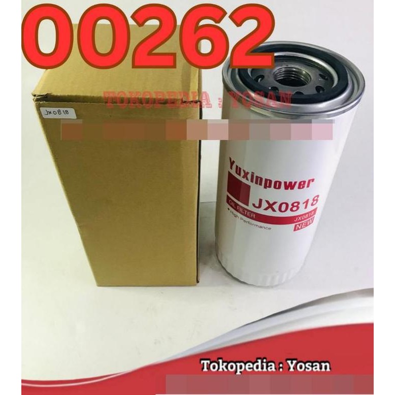 

Terlaris Filter Oli Oil Filter Filter Solar Fuel Filter Jx0818 Genset