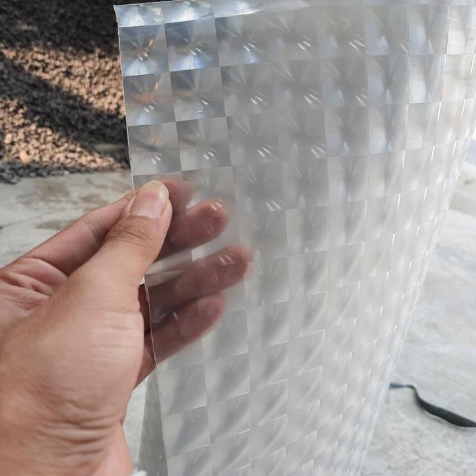 baru Fiber pagar / penutup pagar motif Ultra dimensi (3D) tebal (0,6mm)