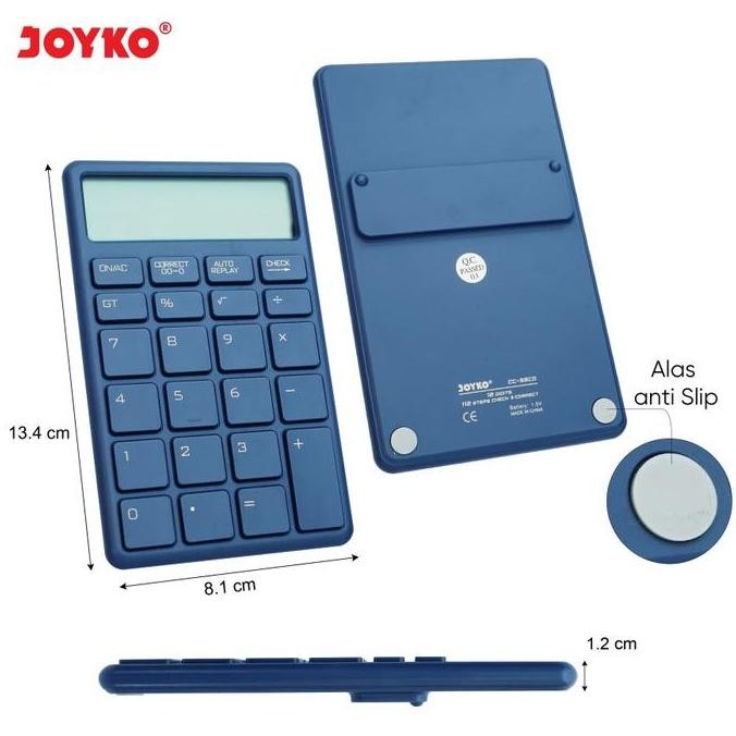 

restock Joyko Calculator 12 Digits PORTABLE / Kalkulator Joyko Kecil CC-55CO