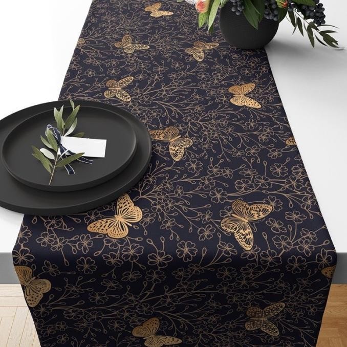 Table Runner Luxury Taplak Meja Tamu Panjang Mewah