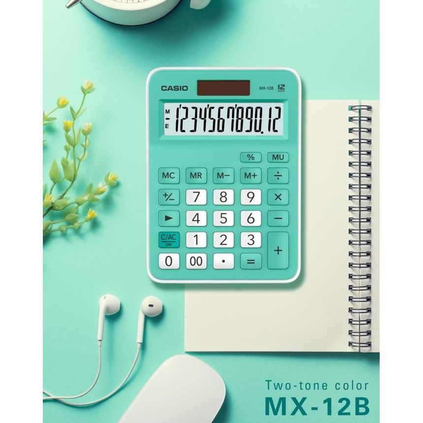 

restock Calculator Casio MX-12B-Hijau Original