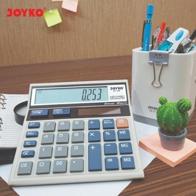

restock JOYKO CC-45 Check & Correct Calculator Kalkulator Bisa Cek Ulang CC45