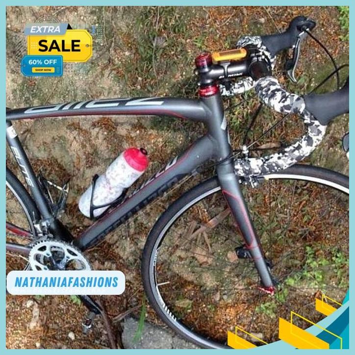 2 BUAH BAR TAPE KARET PITA PEMBUNGKUS STANG/HANDLEBAR SEPEDA BALAP HOT DEAL 