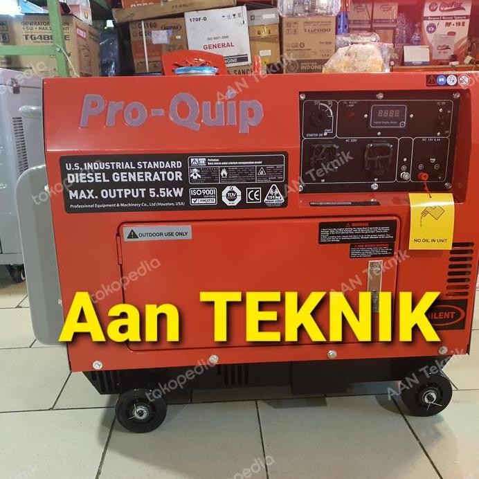 

Terlaris Genset Silent Terbaru 5.5Kw Proquip 220 Volt