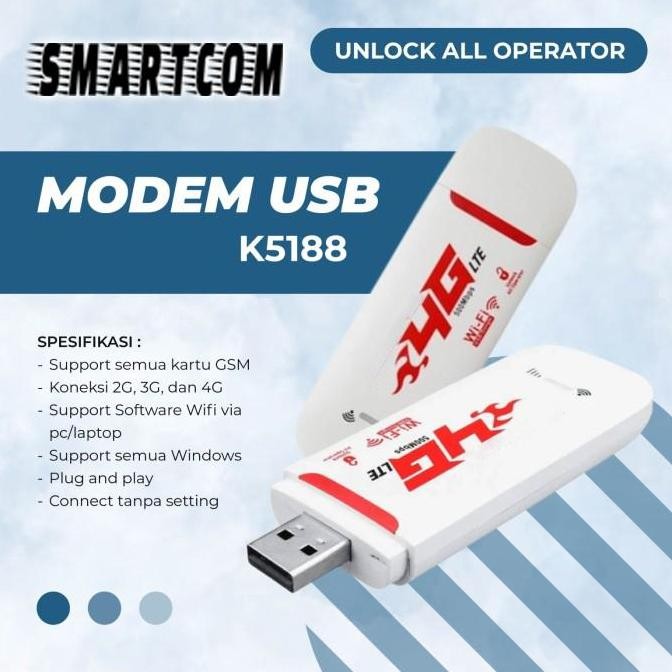 Modem Wifi Mifi 4G Lte Modem Usb 500Mbps Unlock Xidol K5188