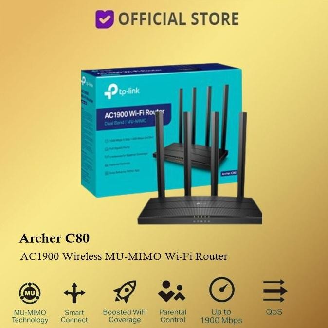 Tp-Link Archer C80 Ac1900 Wifi Router Tplink Archer C80 C 80
