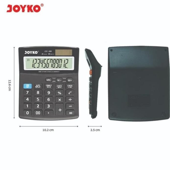 

restock JOYKO CC-39 Check & Correct Calculator Kalkulator Bisa Cek Ulang CC39