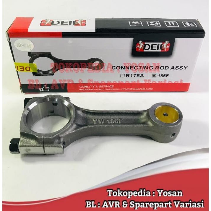 

Terlaris Stang Seher Connecting Rod Assy Genset 186F 186Fa
